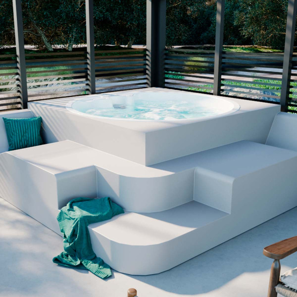 JACUZZI - HIDROMASAJE MOBU 200CM EMPOTRAR (5P)