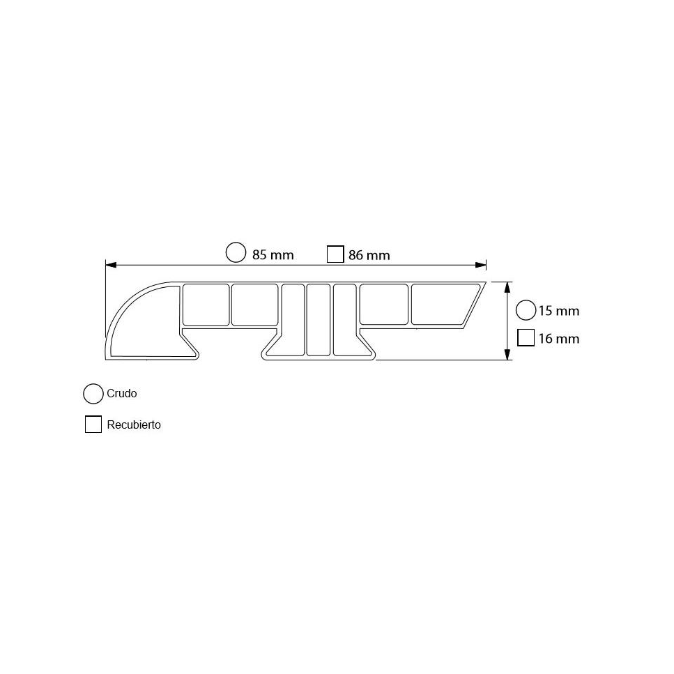 BARREDERA PVC SAPELLI