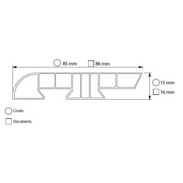 BARREDERA PVC SAPELLI
