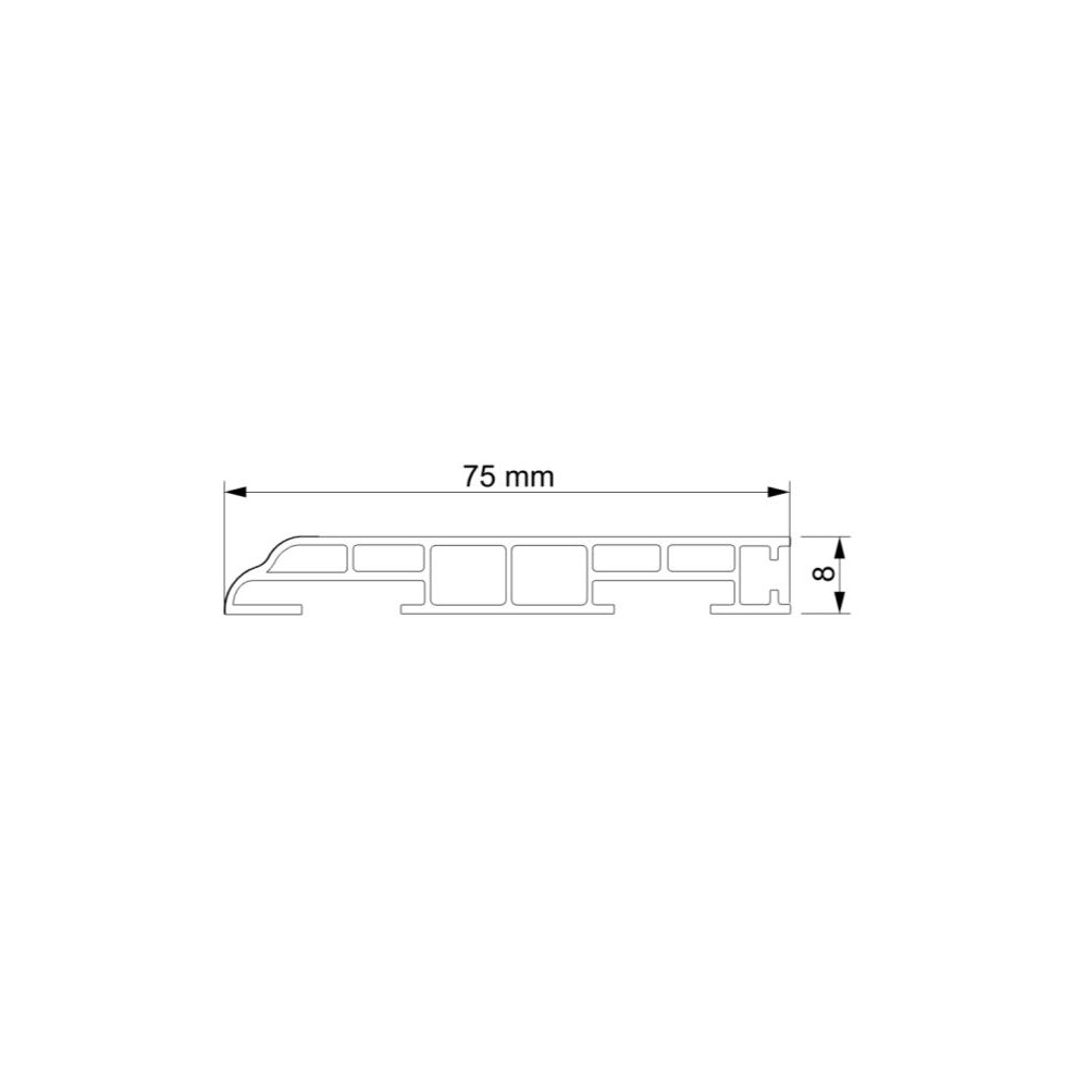 BARREDERA PVC PORCELANATO BEIGE
