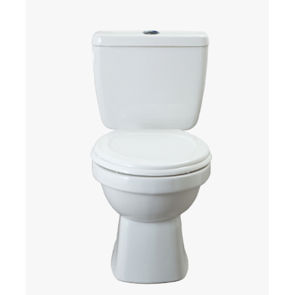 SANITARIO CORONA ECOLINE CON ASIENTO BLANCO
