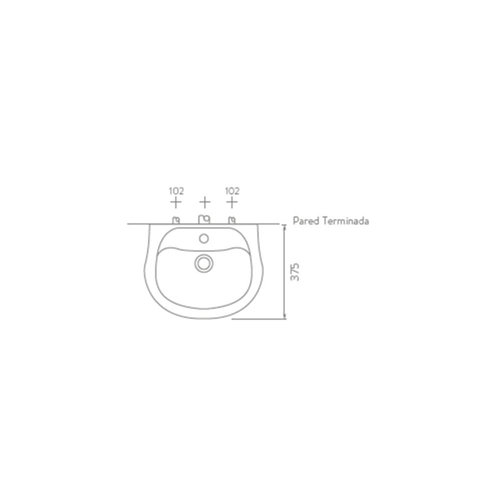 LAVAMANOS ACUACER CON PEDESTAL BLANCO