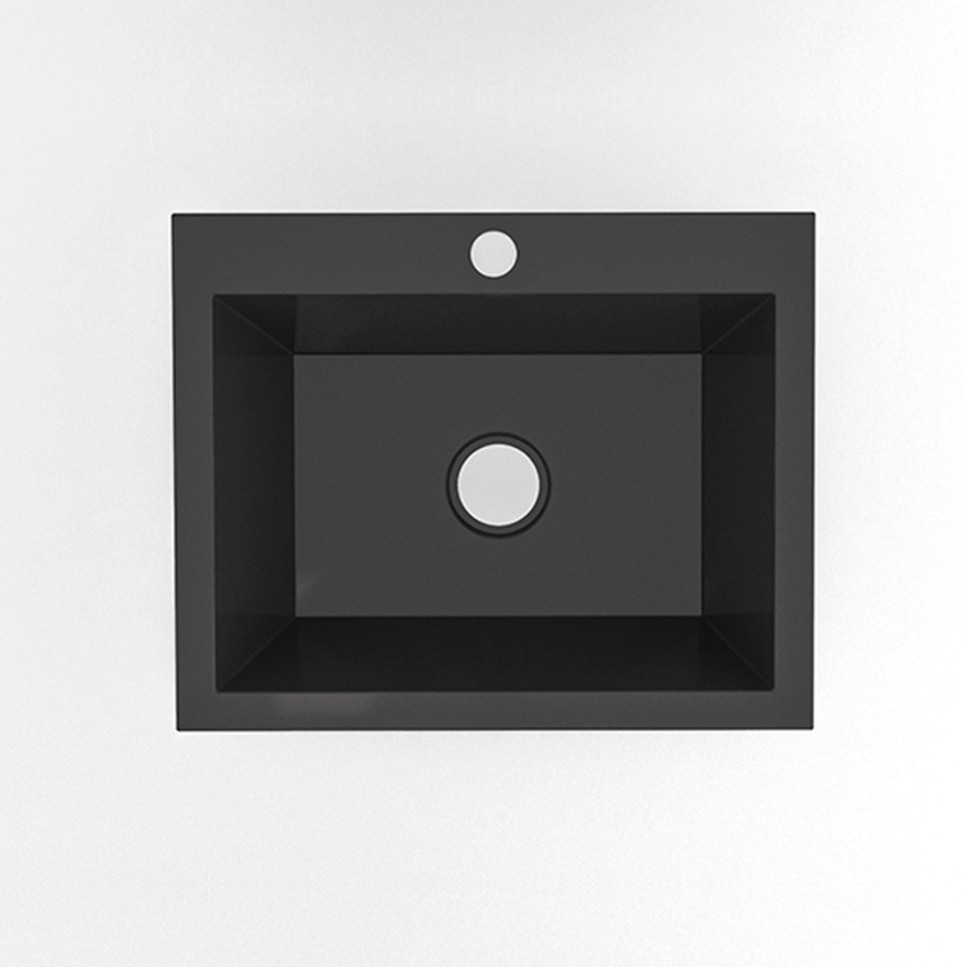 LAVAPLATOS KOA 1 BOWL 63x51 NEGRO BRILLANTE