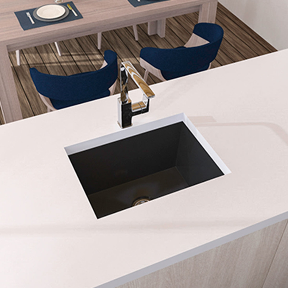 LAVAPLATOS KOA 1 BOWL 63x51 NEGRO BRILLANTE