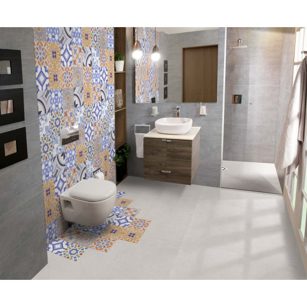 CUADRADO SALIM AZUL 19,8x19,8cm