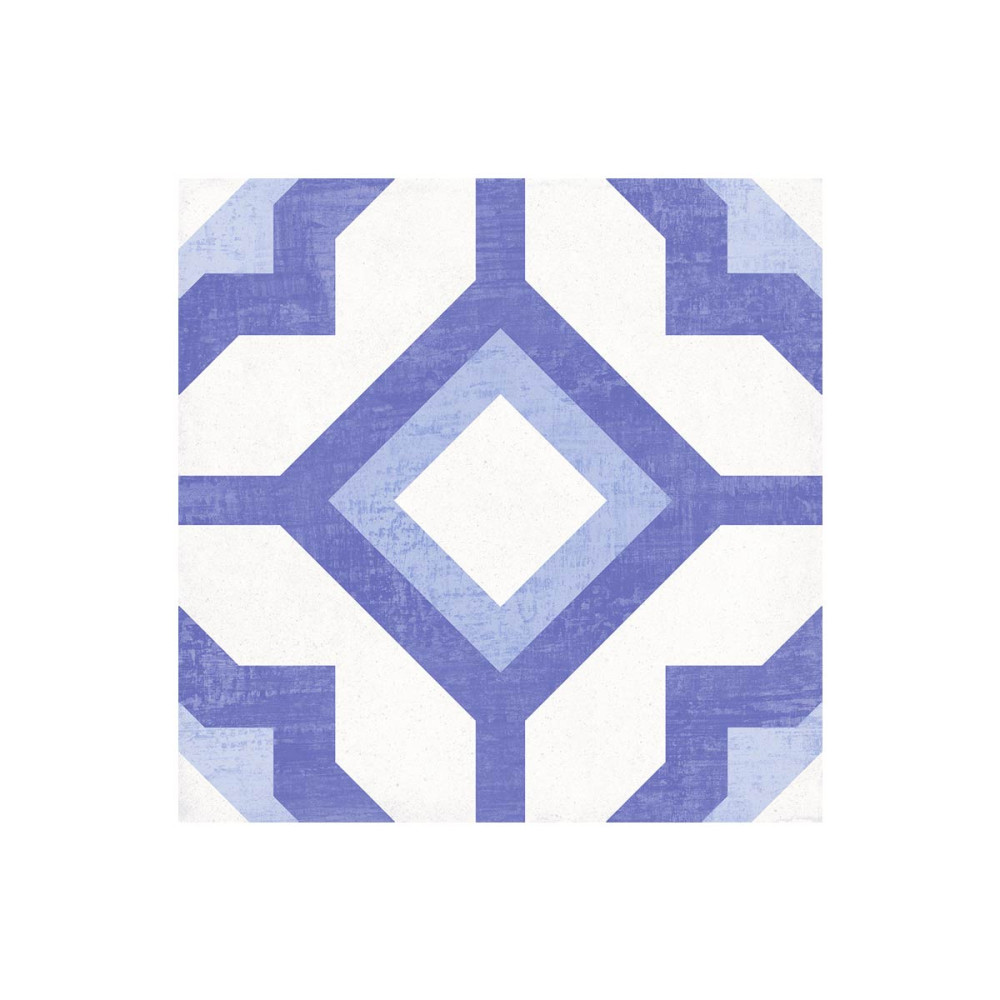 CUADRADO KALED AZUL 19,8x19,8cm