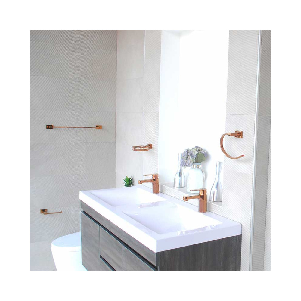 TOALLERO BARRA 52 CM RUBO COBRE LÁSCAR