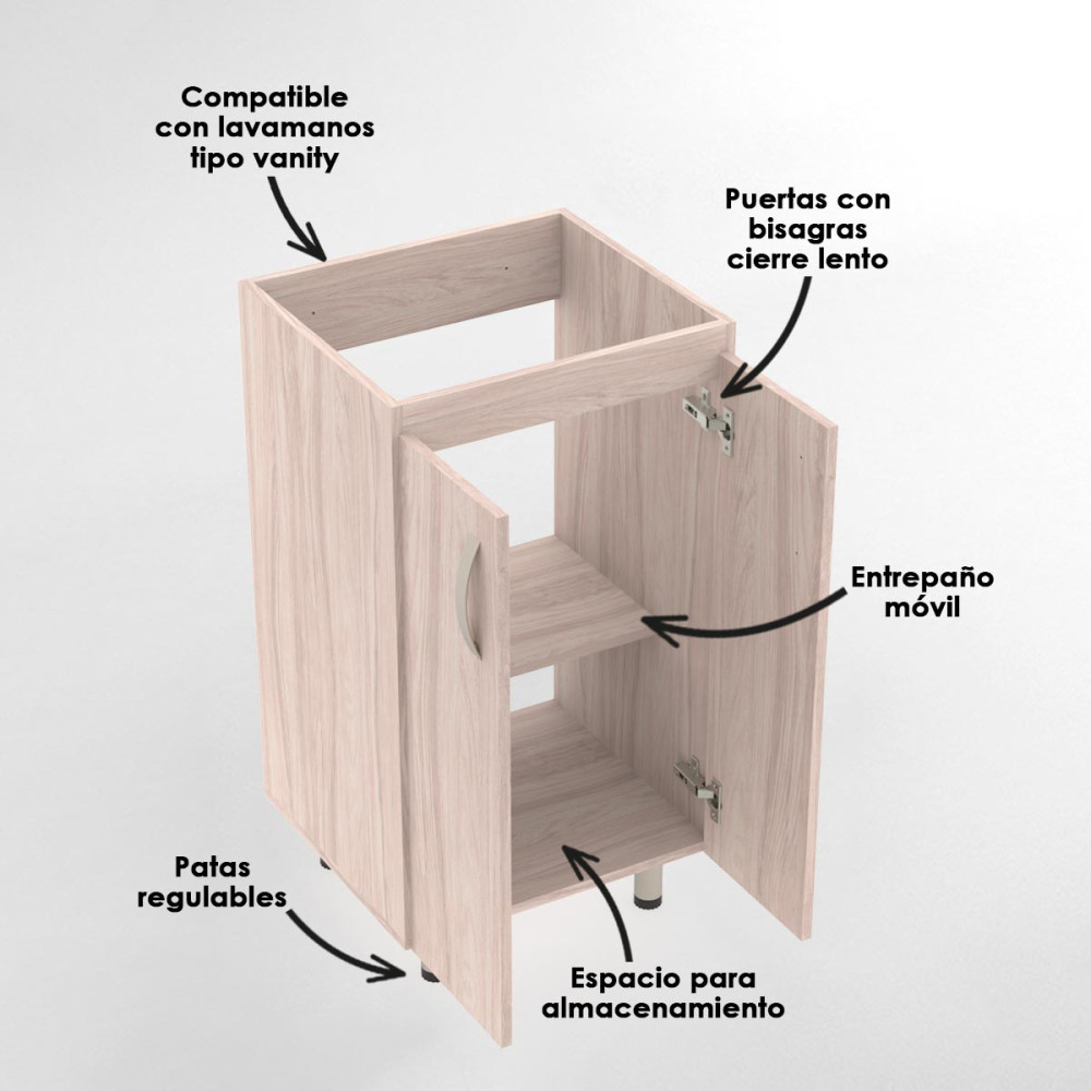 MUEBLE BASICO A PISO 48x43cm