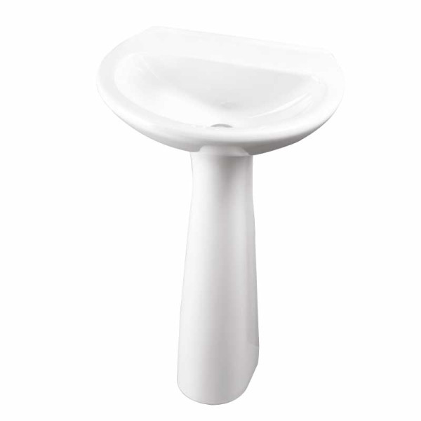 LAVAMANOS TORINO CON PEDESTAL BLANCO