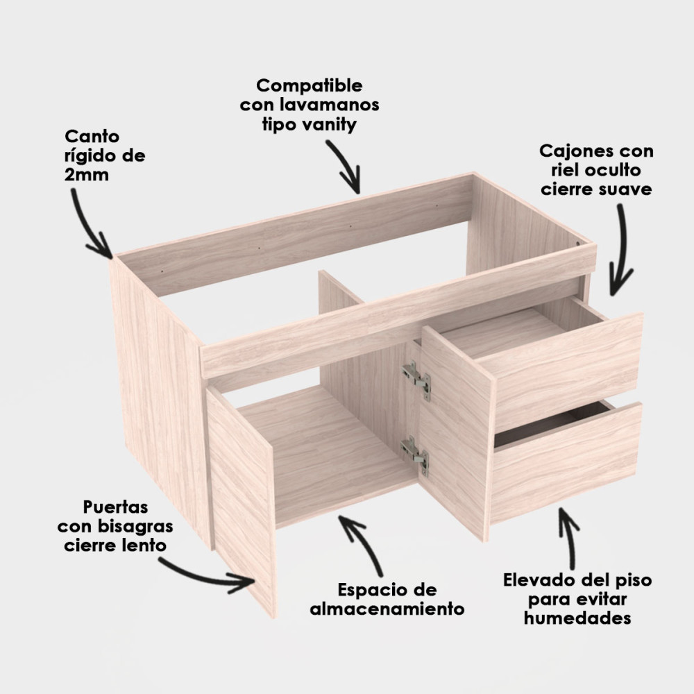 RH MUEBLE PARA LVM VITELI GOLD 94X48 BALI