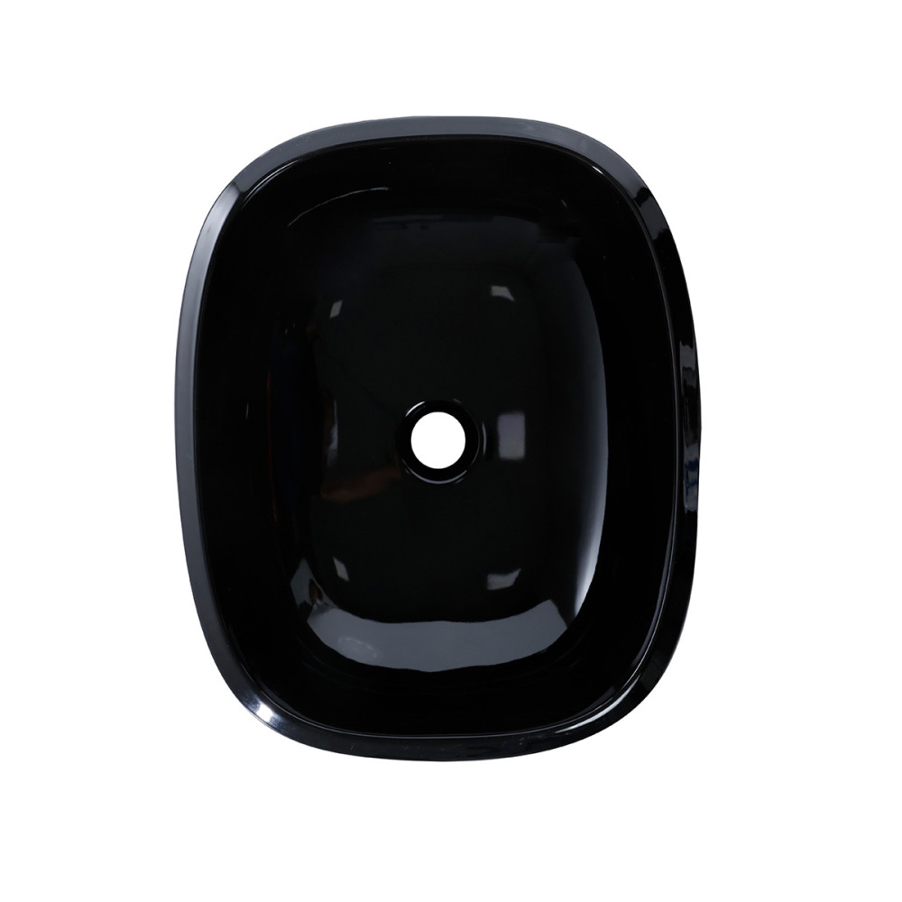 LAVAMANOS CASCADE TIPO VESSEL NEGRO BRILLANTE