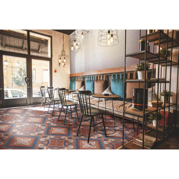 CUADRADO CENTURY 4 MULTICOLOR 20x20cm