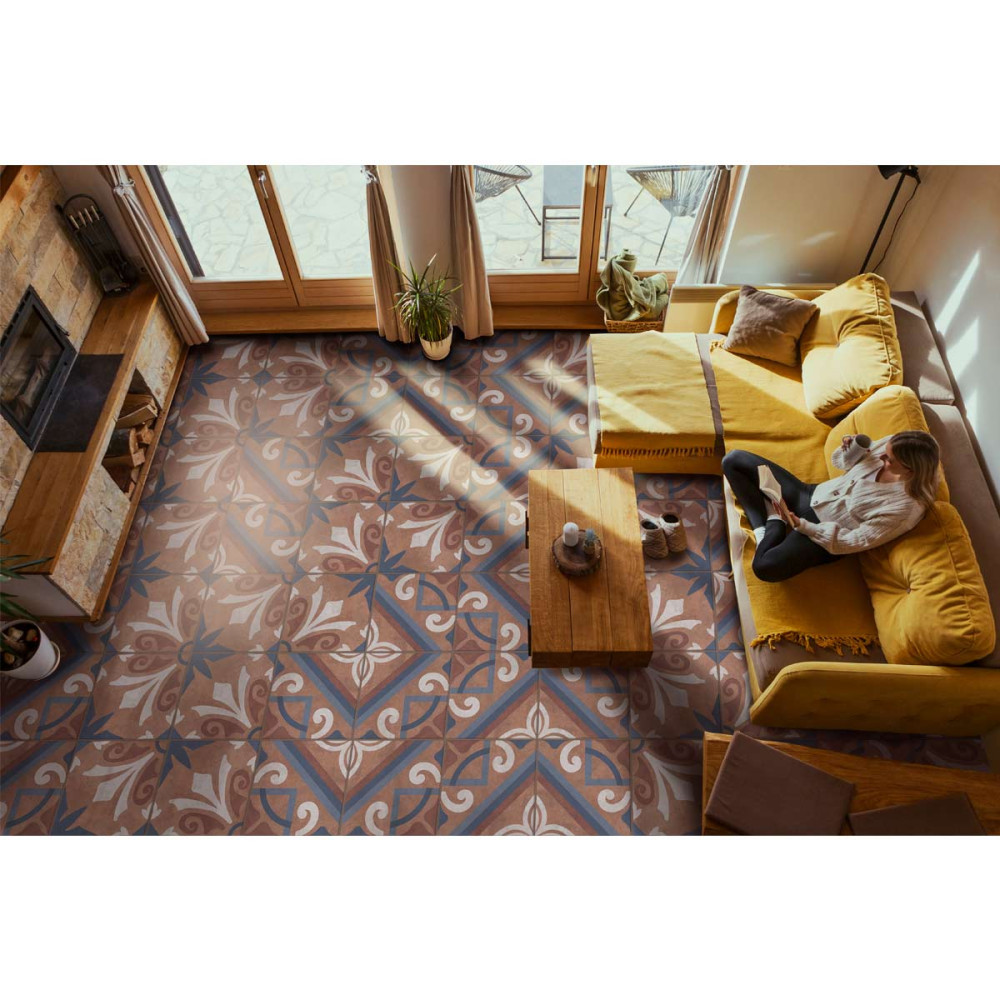 PISO PARED ALFARERO MARCO TERRACOTA CARA UNICA 30.6x30.6cm