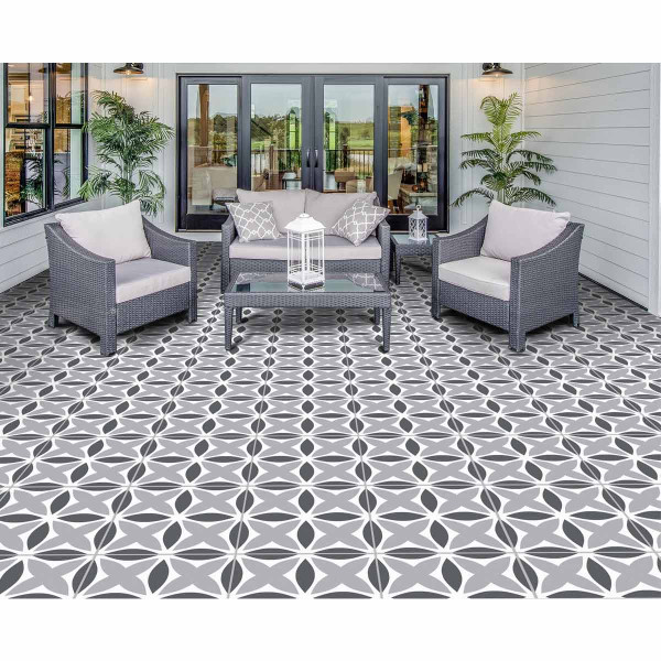 PISO PARED ARGENTA ELIPSE NEGRO 30.6x30.6cm