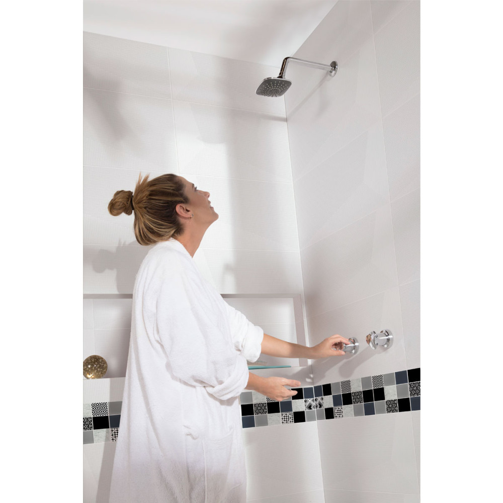 MOSAICO CRAYON NEGRO