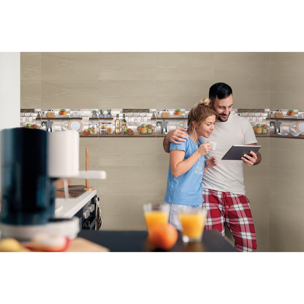 BASE DECORADA MURAL COLONNA MULTICOLOR 2 PIEZAS