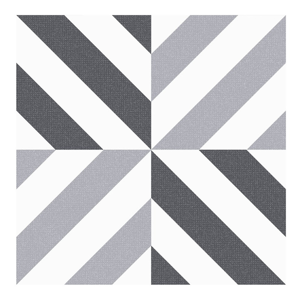 PISO PARED ARGENTA LINEAS NEGRO 30.6x30.6cm