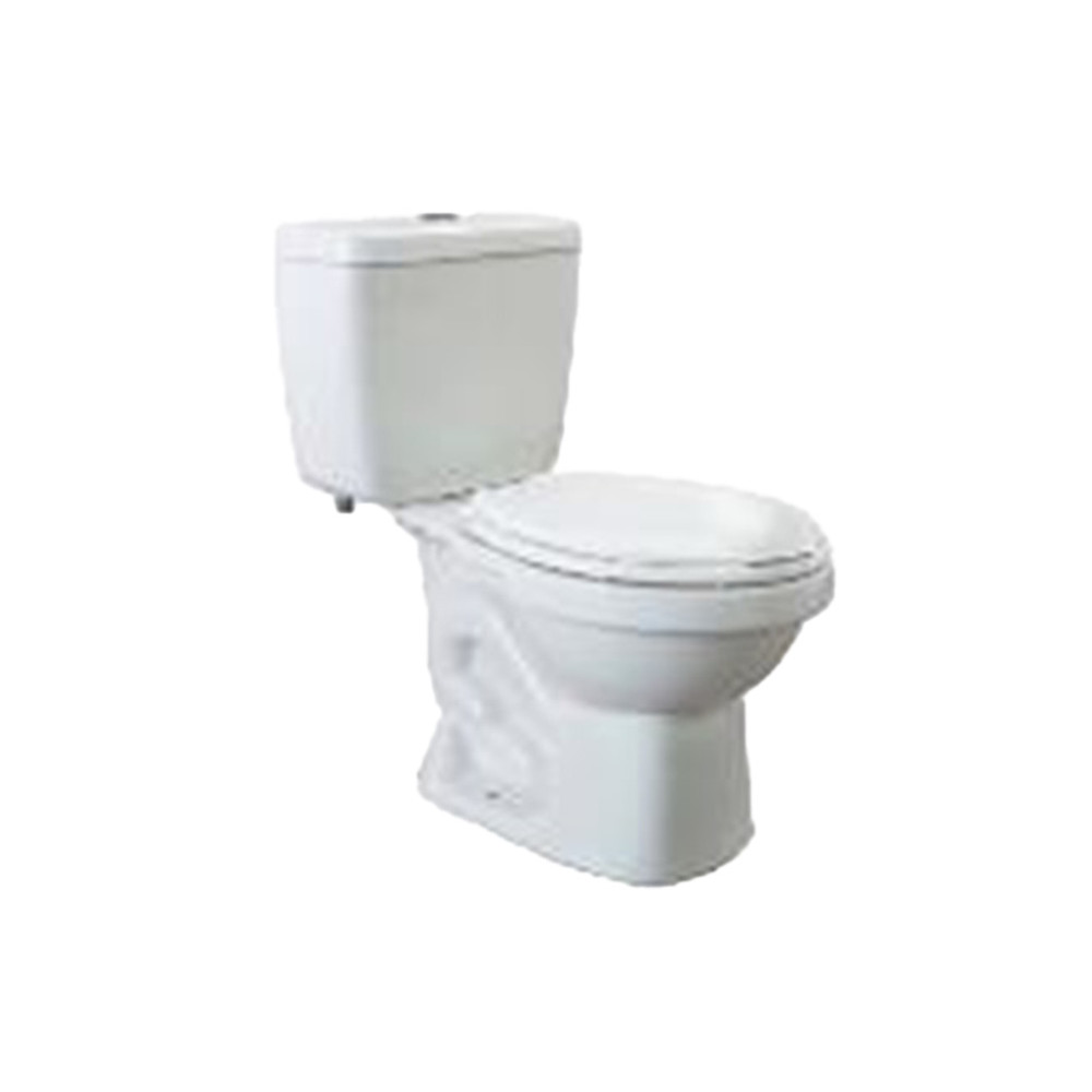 SANITARIO CORONA ECOLINE CON ASIENTO BLANCO
