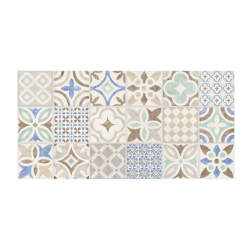 BASE DECORADA PISO PARED TEJADA MULTICOLOR