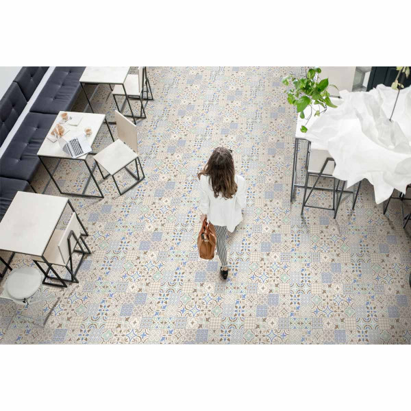 BASE DECORADA PISO PARED TEJADA MULTICOLOR