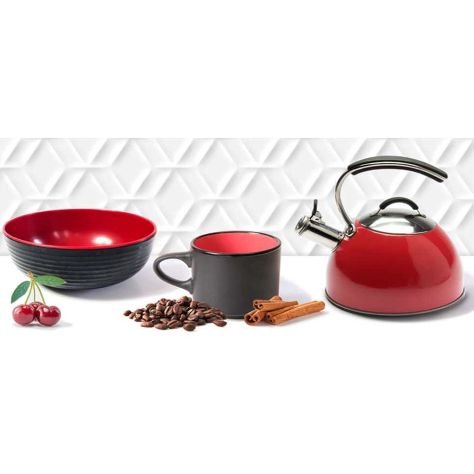 BASE DECORADA VERMELHO MULTICOLOR