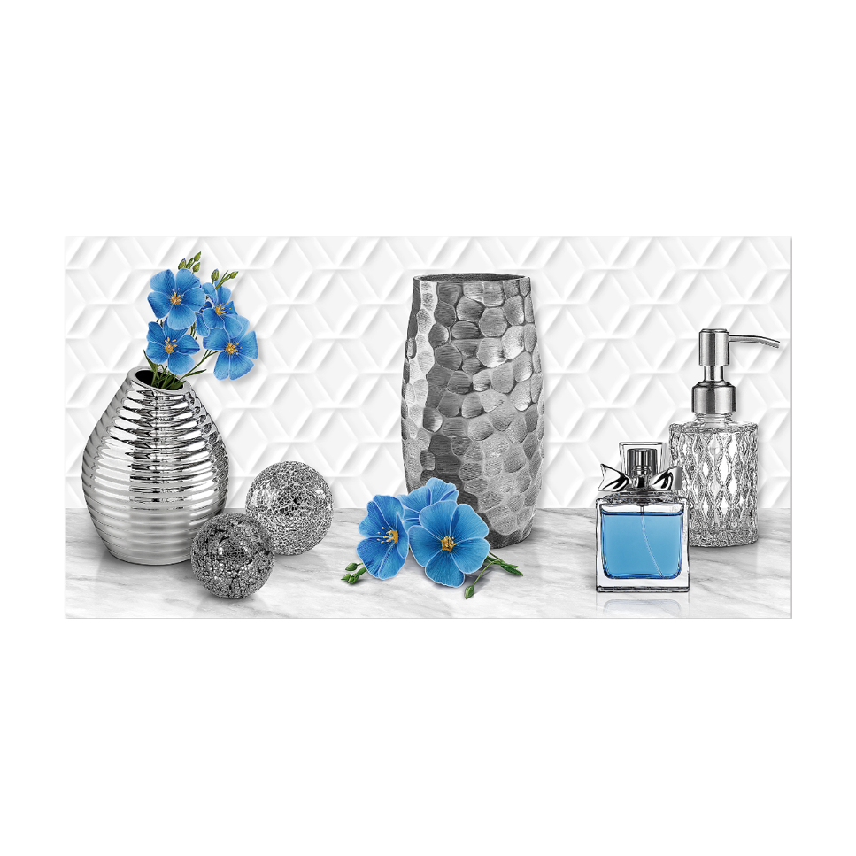 BASE DECORADA FLOR DE LINO