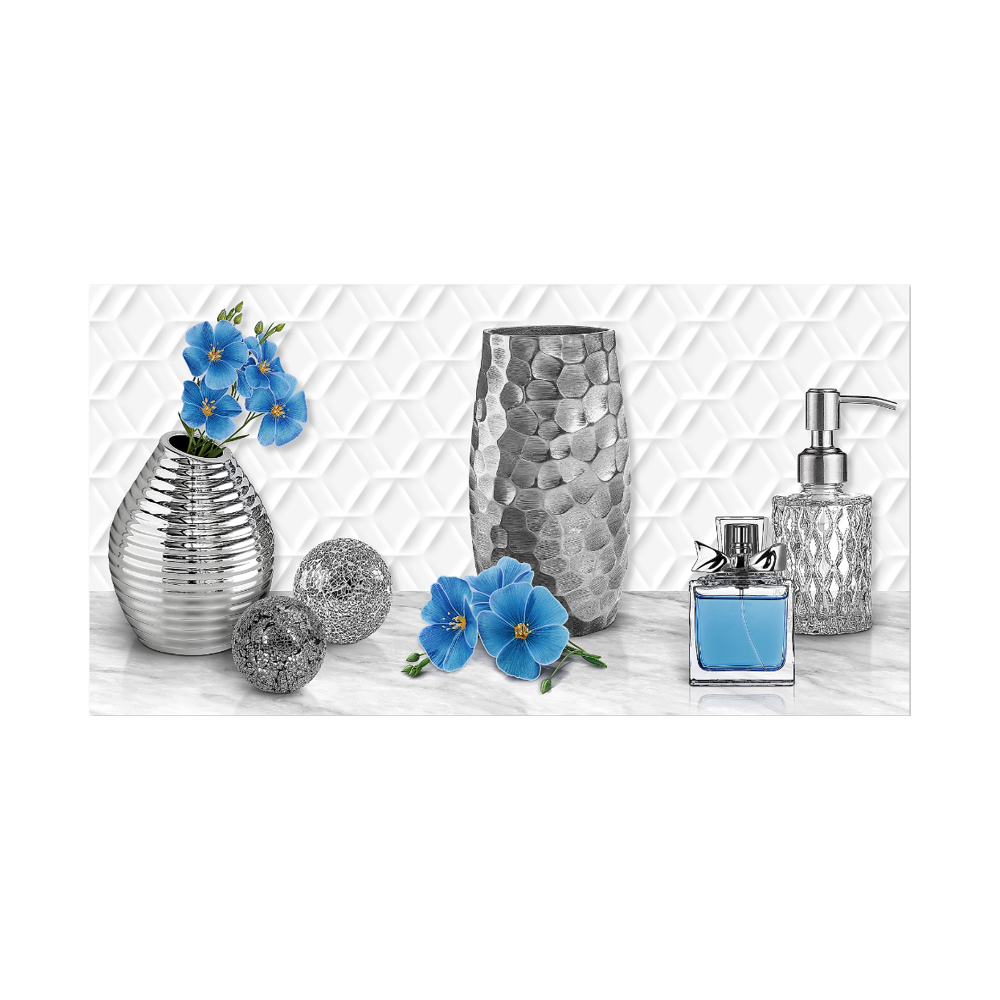 BASE DECORADA FLOR DE LINO