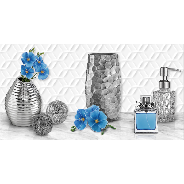 BASE DECORADA FLOR DE LINO